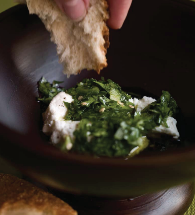 Recipe Goat Cheese With Mojo Verde Barcelona Wine Bar