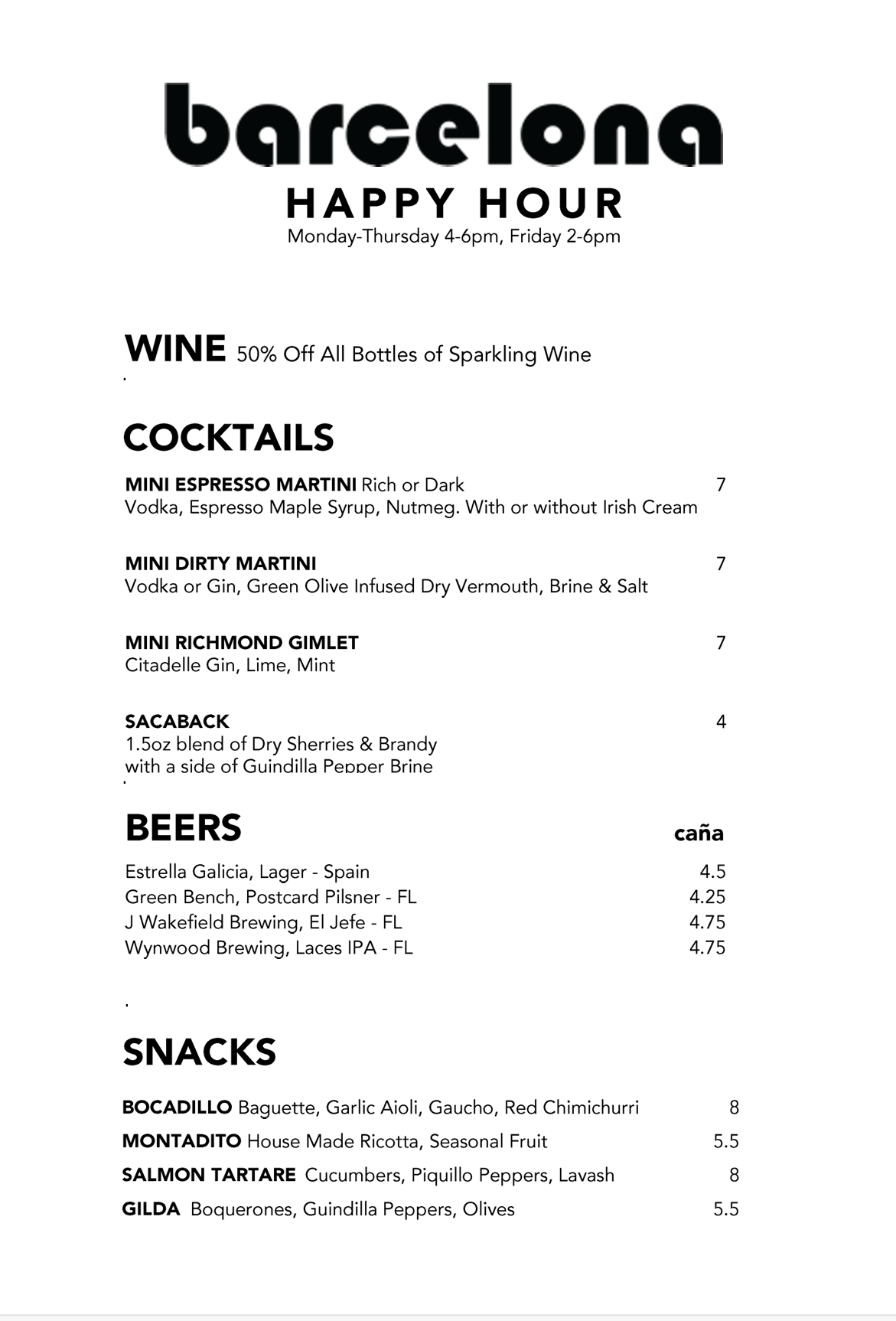 Wynwood Barcelona Wine Bar